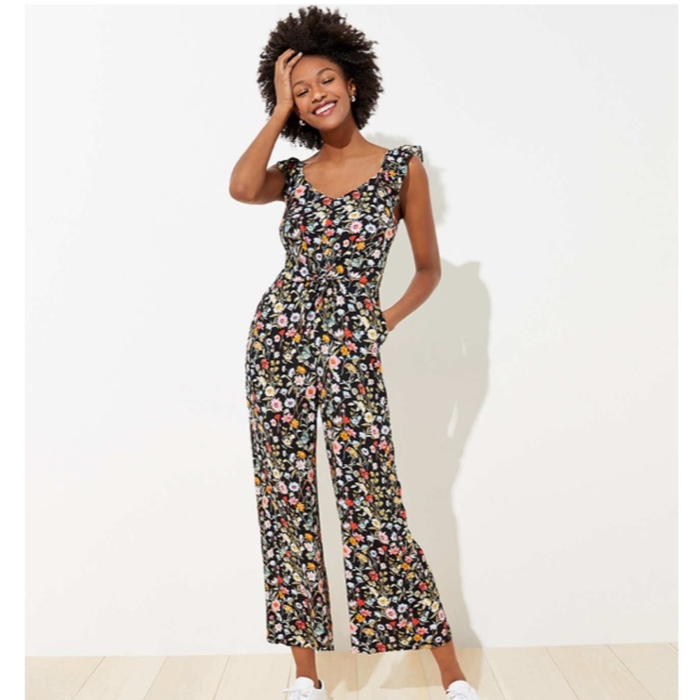 🆕 Loft Floral Jumpsuit